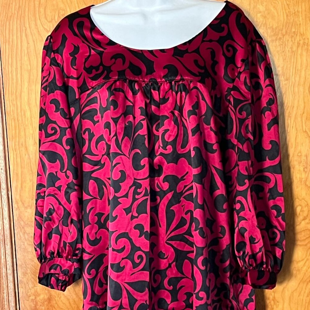 Women's APT 9 red and black blouse - XL